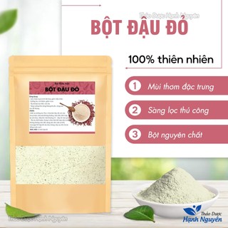 Bột đậu đỏ 500g, nguyên chất, đã rang thơm, pha uống, đắp mặt nạ dưỡng da, trắng mịn