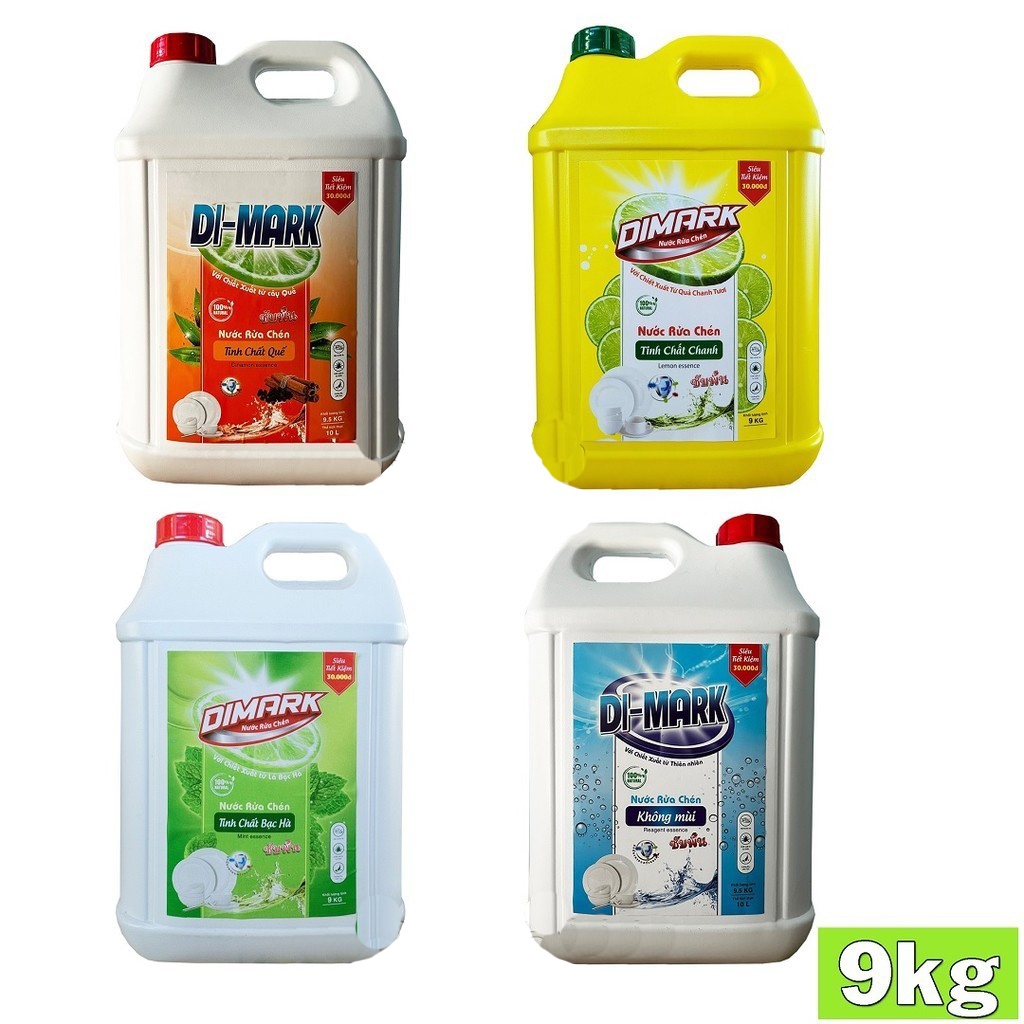 Nước rửa chén tinh chất tự nhiên DIMARK 9KG