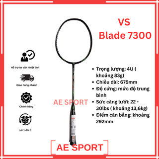 Vợt Cầu Lông VS Blade 7300 ,8000,8300 ( KHUNG VOT  TẶNG KÈM TÚI + QUẤN CÁN VỢT )