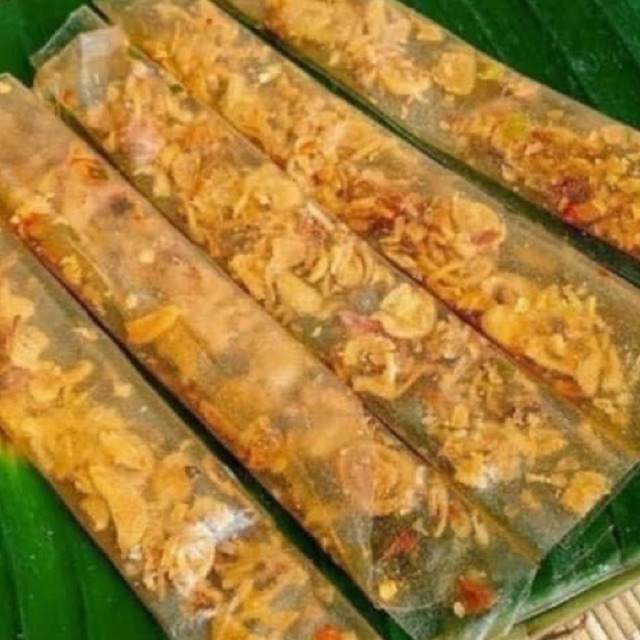 Bánh tráng dẻo tôm cuốn hành phi thập Cẩm