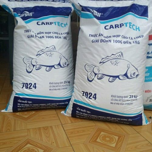 Cám cá Cargill 7924 chuẩn cho câu Chép,Rô phi và làm Mồi câu