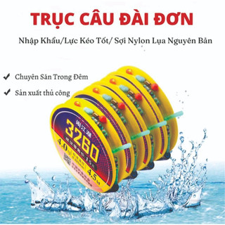   Combo 5 Chiếc  Dây câu cá buộc sẵn. Trục buộc sẵn 3260 dây trục câu đơn đài 