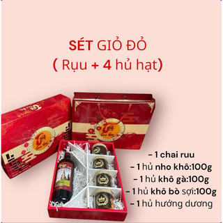 giỏ quà Tết, sét quà hạt ruu