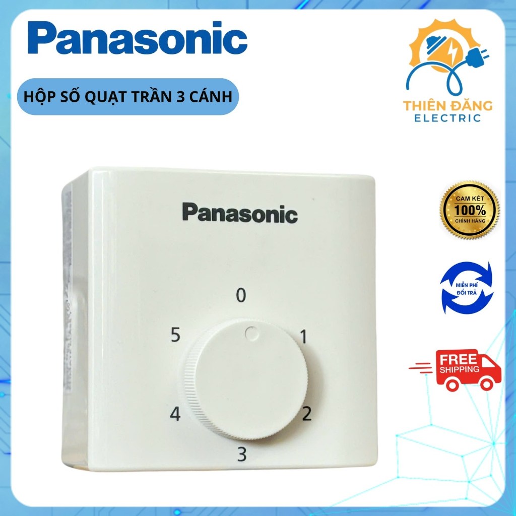 ✅[CHÍNH HÃNG] HỘP SỐ QUẠT TRẦN PANASONIC CHÍNH HÃNG F-60MZ2 ( MỚI 100%)