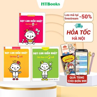 Sách dạy con kiểu nhật - giai đoạn trẻ 0 tuổi đến 2 tuổi