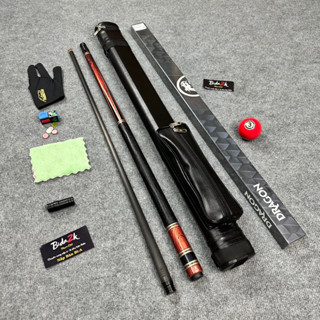 [ CƠ BiDA DRAGON FuLL CARBON ] Gậy Bi A Dragon FuLL Carbon và Bao da ,Sỉ LẺ