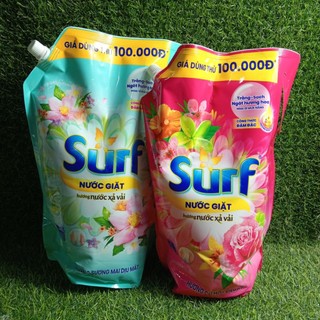 Nước giặt surf hồng - surf xanh túi 2,9 kg