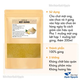 Bột gừng 1kg, nguyên chất, thơm, cay, gia vị nấu ăn, pha trà, làm đẹp, tăng sức đề kháng