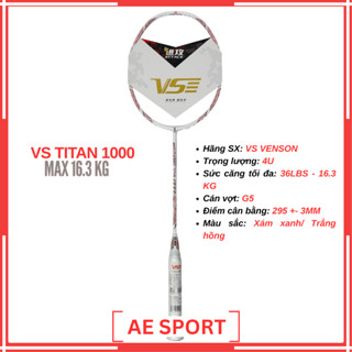  HOT Vợt Cầu Lông VS Titan 1000 CẬP NHẬT BẢNG MÀU Chính Hãng căng cước sẵn tặng bao đựng vợt 