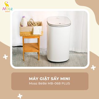  Máy Giặt Mini Moaz Bebe MB-036  có sấy khô MB068 BẢO HÀNH 12 THÁNG 