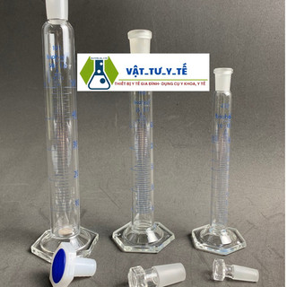 Ống đong thủy tinh ( Biohall-G) có nắp đế lục giác nhiều kích thước- YTHN