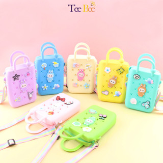   POP IT MỚI  Túi Silicon Hoạt Hình Labubu Cho Bé Trai Bé Gái Túi Đeo Chéo Đựng Đồng Xu 