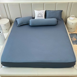Bộ ga giường thun lạnh 4 món bọc được nệm 20cm gồm ga gối và vỏ ôm