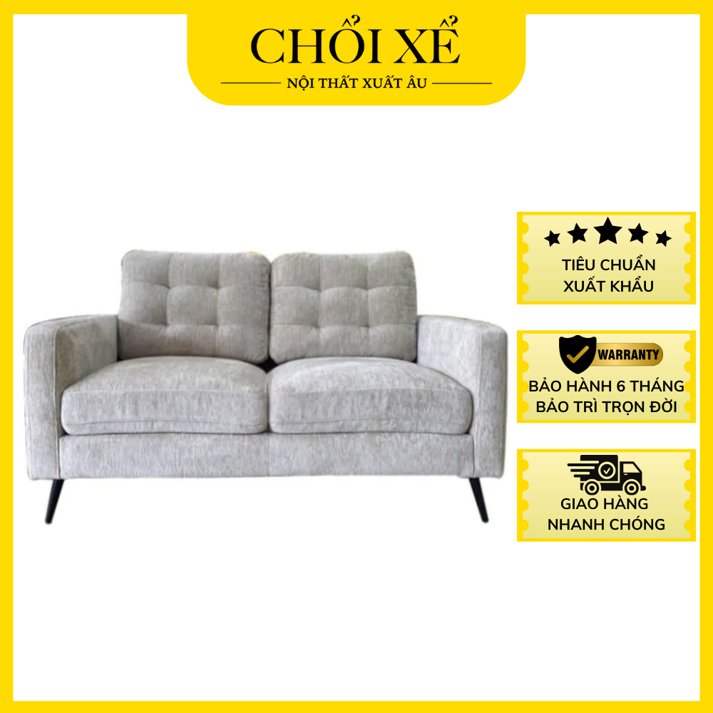 Ghế Sofa 2 Chỗ ORLA MÀU BEIGE Thương Hiệu Chổi Xể - SF930-2-BE