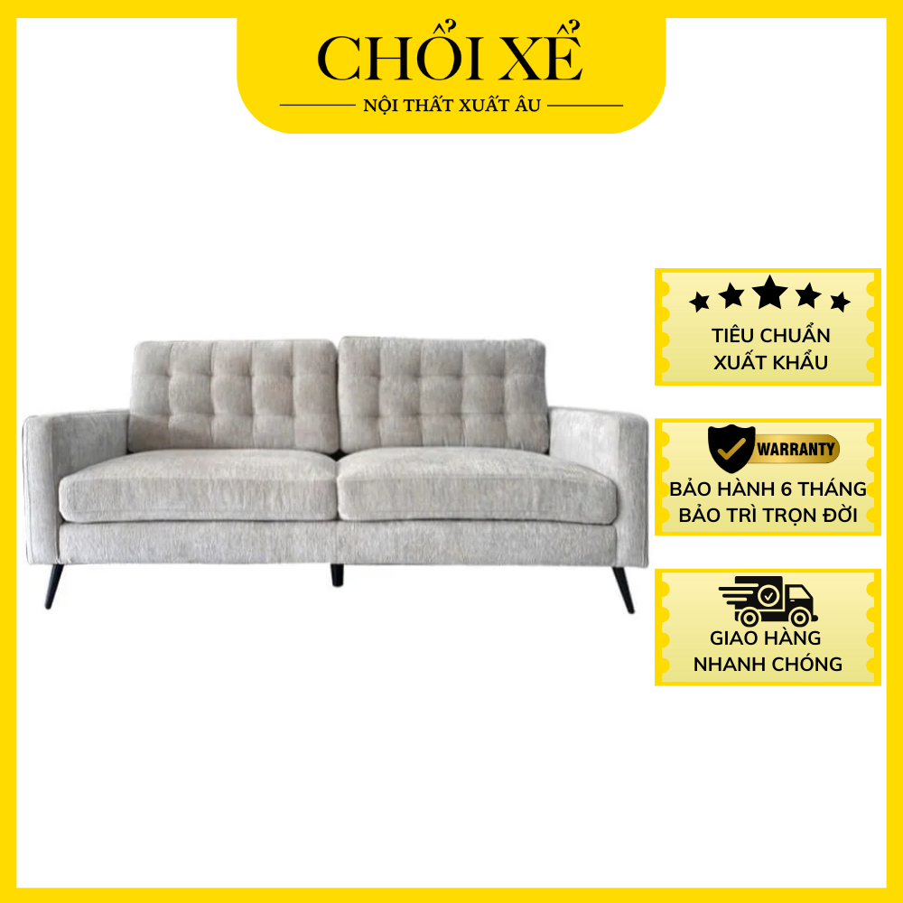 Ghế Sofa 3 Chỗ ORLA MÀU BEIGE Thương Hiệu Chổi Xể - SF930-3-BE