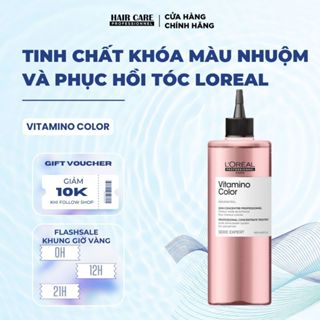Tinh chất khoá màu nhuộm và phục hồi tóc nhuộm Loreal Acidic 400ml