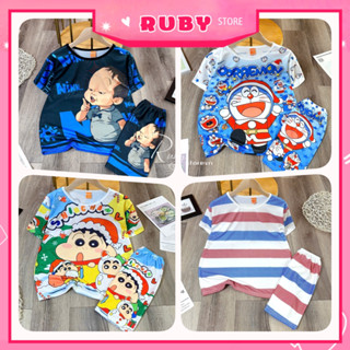 Đồ bộ hot trend bé Nín bộ phông bạt đồ bộ noel giáng sinh cho bé size đến 85kg DBRBD