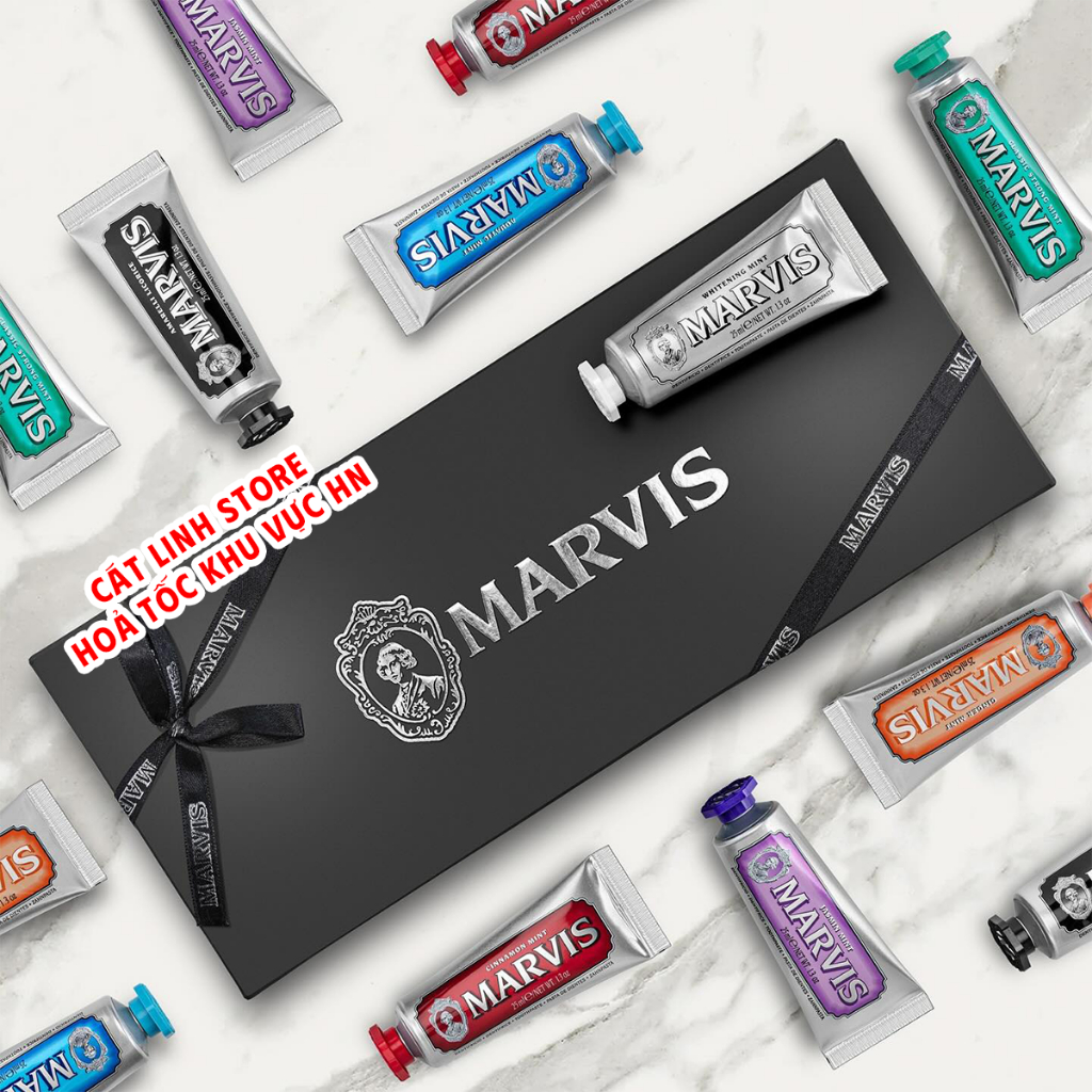 Bộ kem đánh răng Marvis Mini Set tuýp 25ml đủ các vị - Hàng Châu Âu