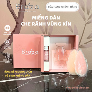 Miếng Dán Silicone Che Rãnh Vùng Kín Bảo Hộ Che Bikini Chống Lộ Sử Dụng Nhiều Lần Cao Cấp Braza