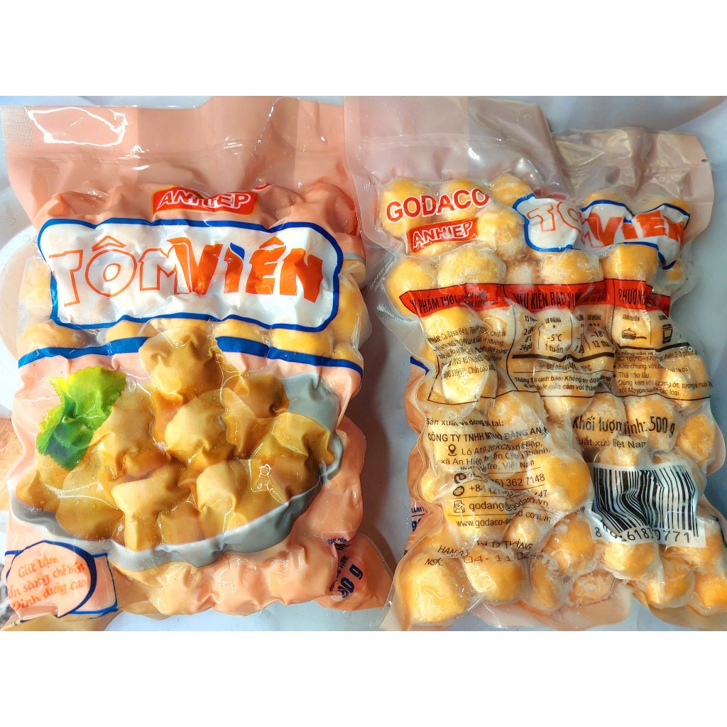 500g Tôm Viên thơm ngon, Tiện lợi