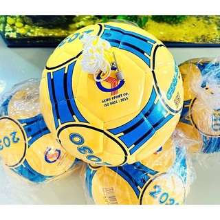 Bóng đá Geru star Futsal 2030 Vàng Dán ( có tặng kèm kim bơm banh và lưới đựng banh)