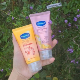 [CHÍNH HÃNG-DATE MỚI] Combo 1 Ngày 1 Đêm Serum Dưỡng Thể Vaseline Sáng Da, Chống Nắng 70ml