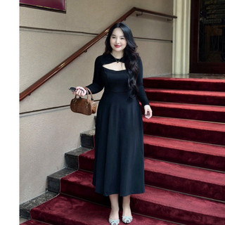 | Chang Tròn | Đầm Xoè Dài Thiết Kế Bigsize - Có Hình Thật