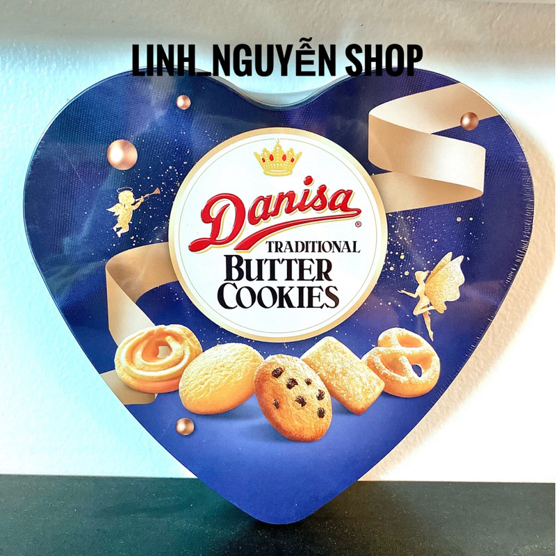 Bánh Quy Bơ Danisa Trái Tim Hộp Thiếc 132g