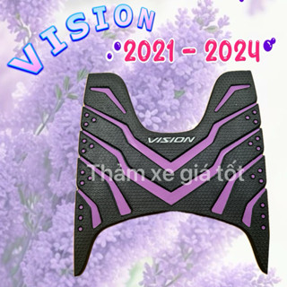 Thảm lót sàn xe Vision 2021 - 2025, vision thể thao nhiều màu, chống trơn trượt