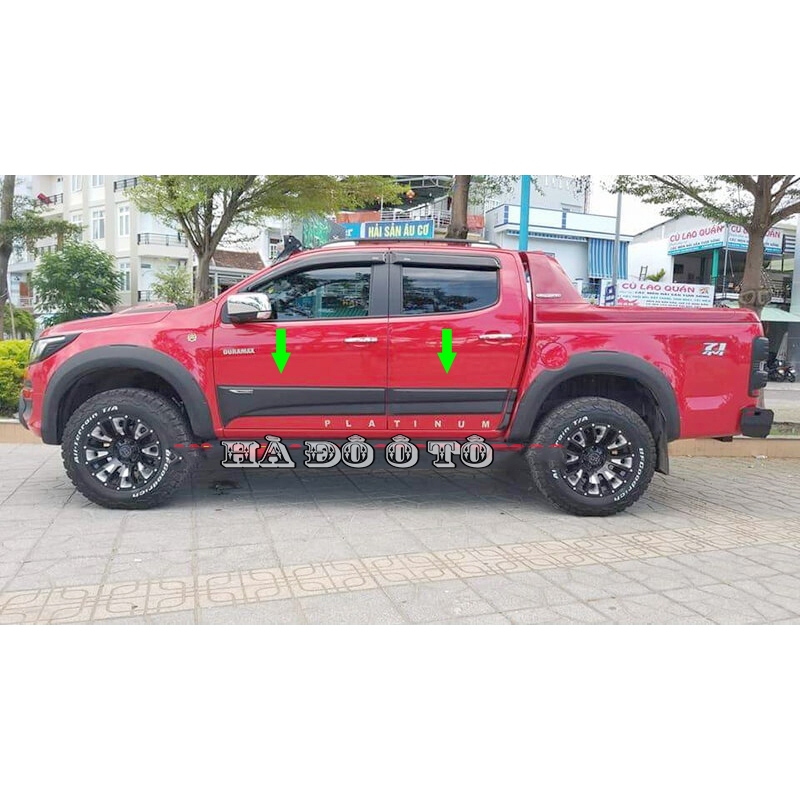 Nẹp Sườn Colorado 2017 2018 2019 2020 2021 2022 2023 - Ốp Bảo Vệ Sương Xe Chevrolet Colorado