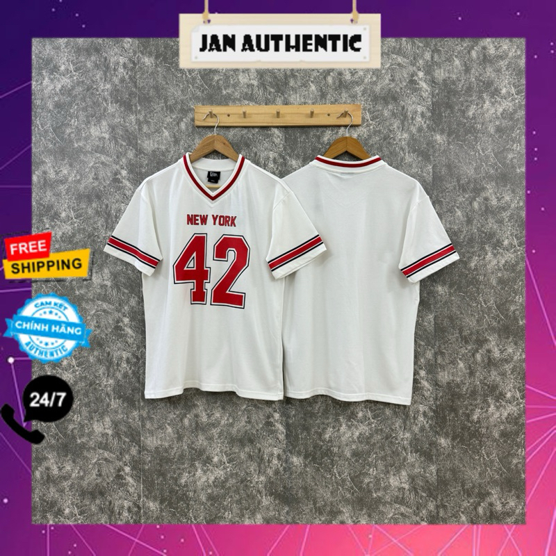 Áo Thun NEW ERA New York Jersey 42 Trắng Auth | CODE: 13883968 - Janauthentic