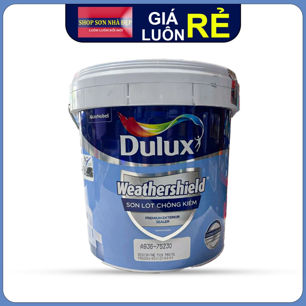 Sơn lót chống kiềm ngoại thất - cao cấp - Dulux Weathershield