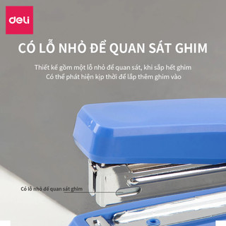 Dập Ghim Số 10 Deli E0229 - Chất Liệu Kim Loại Bọc Nhựa Chắc Chắn, Bền Đẹp, An Toàn, Dễ Sử Dụng