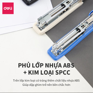 Dập Ghim Số 10 Deli E0229 - Chất Liệu Kim Loại Bọc Nhựa Chắc Chắn, Bền Đẹp, An Toàn, Dễ Sử Dụng