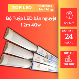 Đèn Tuýp LED bán nguyệt, đèn led dài 1.2m, 0.6m công suất 40w, 60w ánh sáng trắng, vàng, trung tính siêu sáng