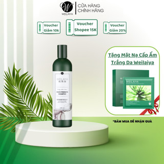 Dầu gội gừng trắng Weilaiya Ginger Shampoo ngăn rụng và kích mọc tóc giảm gàu ngứa, chai 400ml