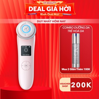 Máy nâng cơ trẻ hóa da massage mặt F82E HT Beauty công nghệ sóng Photon RF 9in1 Nhật Bản
