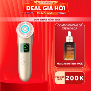 Máy nâng cơ mặt trẻ hoá da 9IN1 NanoTime Beauty F81E HT Beauty công nghệ Photon RF Bluetooth