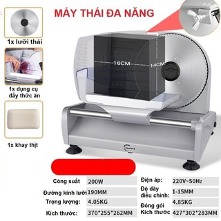   Bảo Hành 1 Năm  Máy thái thịt đông lạnh thái lát thực phẩm thái lát rau củ quả đa năng chính hãng HAOLUCK 