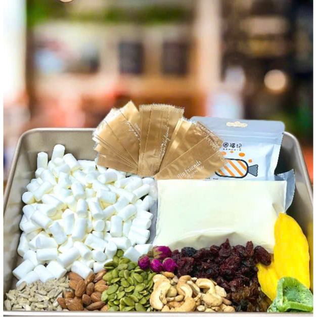 Set Nguyên Liêụ Làm Kẹo Nougat (Kèm Bơ)