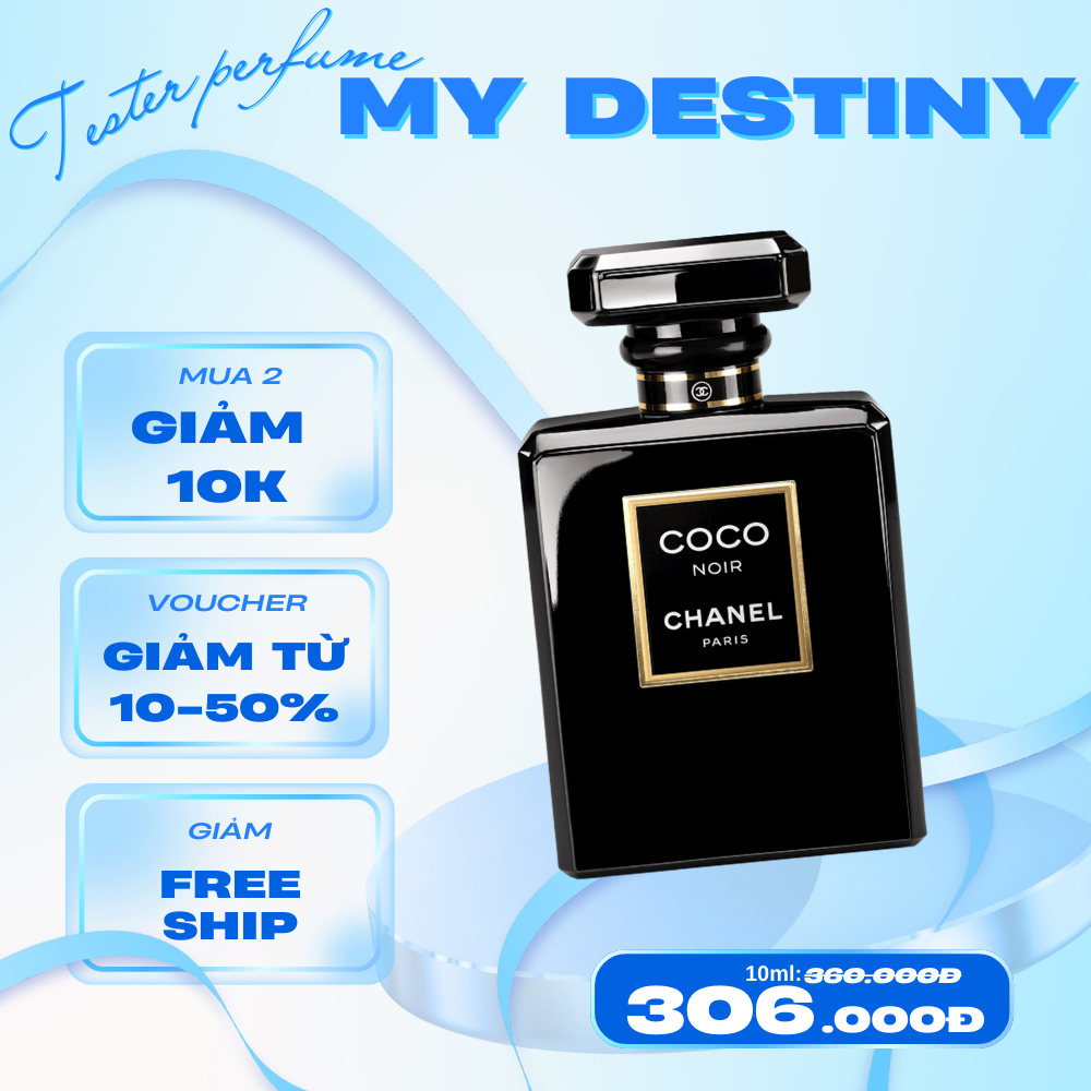 Nước hoa Coco Noir 2ml/ 5ml/ 10ml Mʏ.Dᴇsᴛɪɴʏ_
