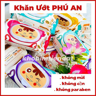 [ HCM ] 1 GÓI KHĂN ƯỚT PHÚ AN 600GRAM KHỔ TO 17x25CM KHÔNG MÙI AN TOÀN CHO LÀN DA BÉ