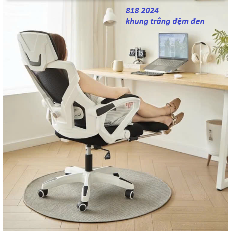 Ghế Xoay Văn Phòng 2 in 1,ghế công thái học, ghế game Tựa Đầu 3D, Lưng ghế có thể ngả 135° | BigBuy360 - bigbuy360.vn