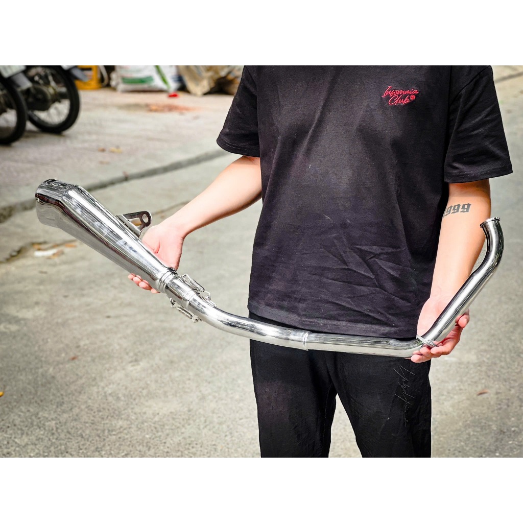 Pô Classic Full inox cho dòng xe YAMAHA XSR155r cực đẹp