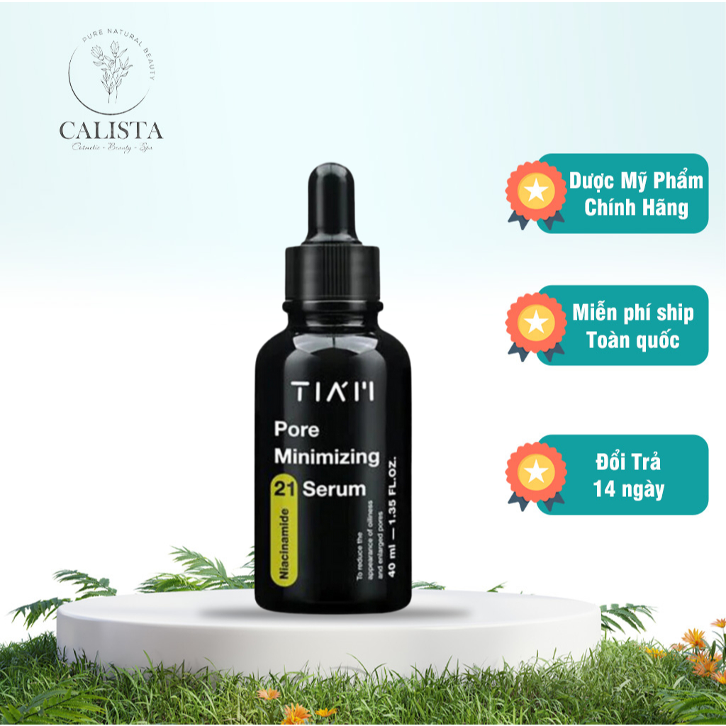 Serum Tia'm Tiam Pore Minimizing 21 Niacinamide 1% Zinc BHA 40ml