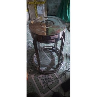 Ghế inox DeLi cao cấp Qui phúc phi19 mặt 30