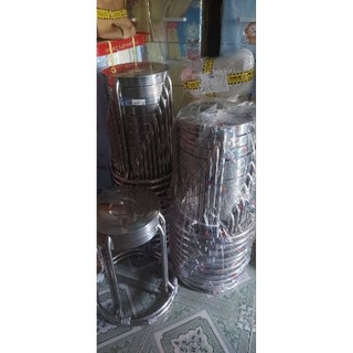 Ghế inox DeLi cao cấp Qui phúc phi19 mặt 30