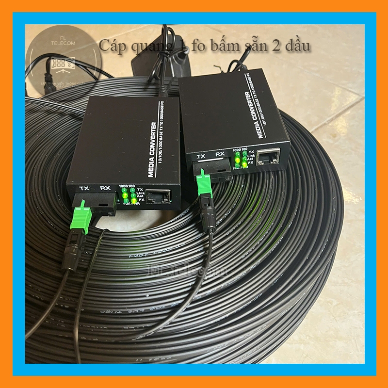 Cáp quang 1fo bấm sẵn 2 đầu fastconnect