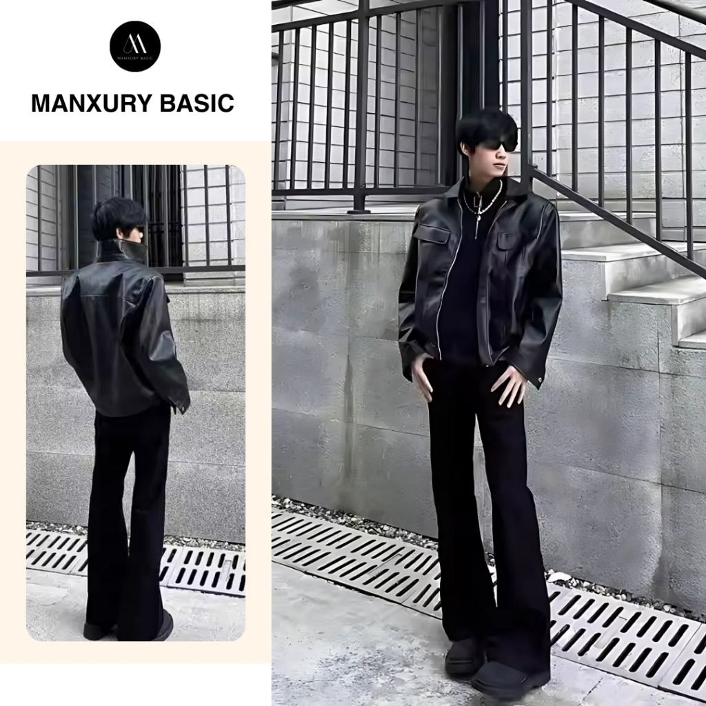  Quần tây nam ống loe vải Vitex cao cấp hàng thiết kế sang trọng lịch lãm hack dáng che khuyết điểm 