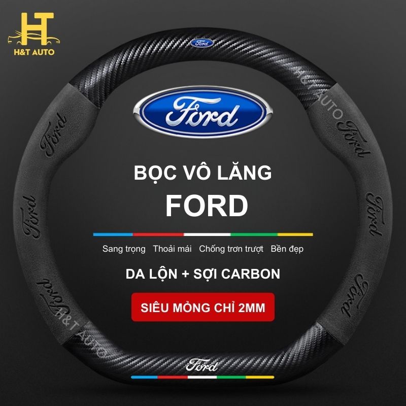 Bọc Vô Lăng Ô Tô - Ford Ranger, Everest, Explorer, Laser, Territory, Ecosport, Focus, Transit,...